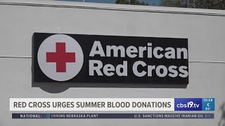 American Red Cross urging summer blood donations