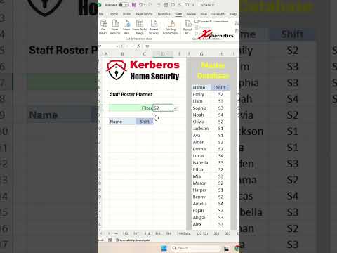 Shift Roster Excel