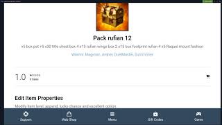 How to use webshop ingame Rufian Mu V7 screenshot 5