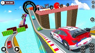Impossible Car Racing Stunts- Mega Ramps Car Games - असंभव कार रेसिंग स्टंट- मेगा रैंप कार गेम्स screenshot 2