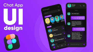 Chat App UI Design - Figma UI Design Tutorial | UI Speed Design