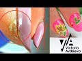 Клюющие Ногти/ Маникюр на Сухой Коже/  Весенний Дизайн Ногтей/ Виктория Авдеева