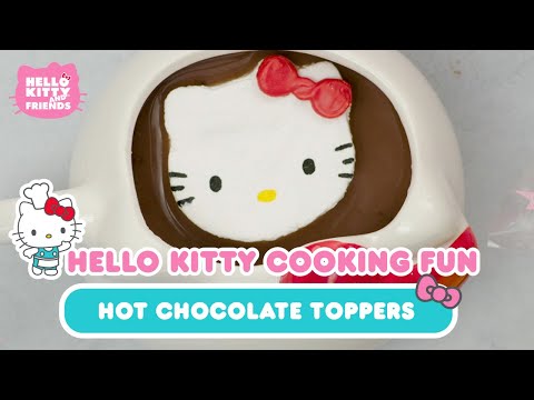 DIY Hello Kitty Marshmallow Hot Chocolate Toppers Hello Kitty Cooking Fun 