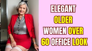 Mature Beauty: Formal Outfit Ideas for mature Women Over 60  | Older women over 60 in mini dress