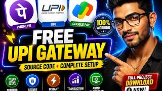FREE UPI Payment Gateway Source Code || Complete Setup || Free Download #paymentgateways 