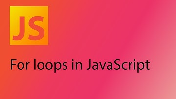 JavaScript 2021 Tutorial 21 - For loops