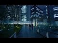 [ 4K ] Tokyo Walk - Futuristic Shiodome at night