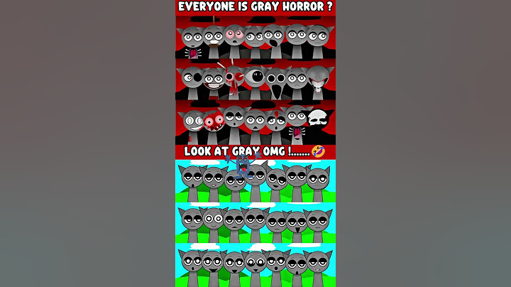 😭NEW!  Sprunki but Everyone is Gray ? VS Gray HORROR ? 🤣 *HORROR VERSION*