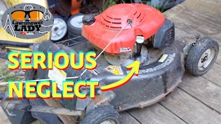 Honda HRC216 Commercial Mower Tune Up and More