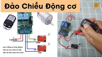 Mạch Đảo Chiều Động Cơ Từ Xa Qua Remote Mạch Giếng Trời Cửa Lùa TCRF302 | Điện Tử Bí