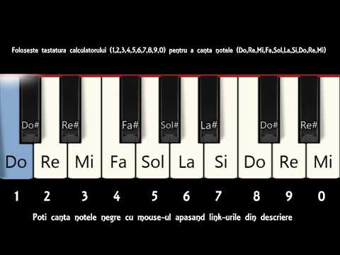 Pian Online - Canta cu Ajutorul Tastaturii