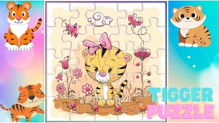 Tigger Puzzle for Kids | Puppy Tiger Puzzle Game | Cute Tigger Puzzle Toy screenshot 3