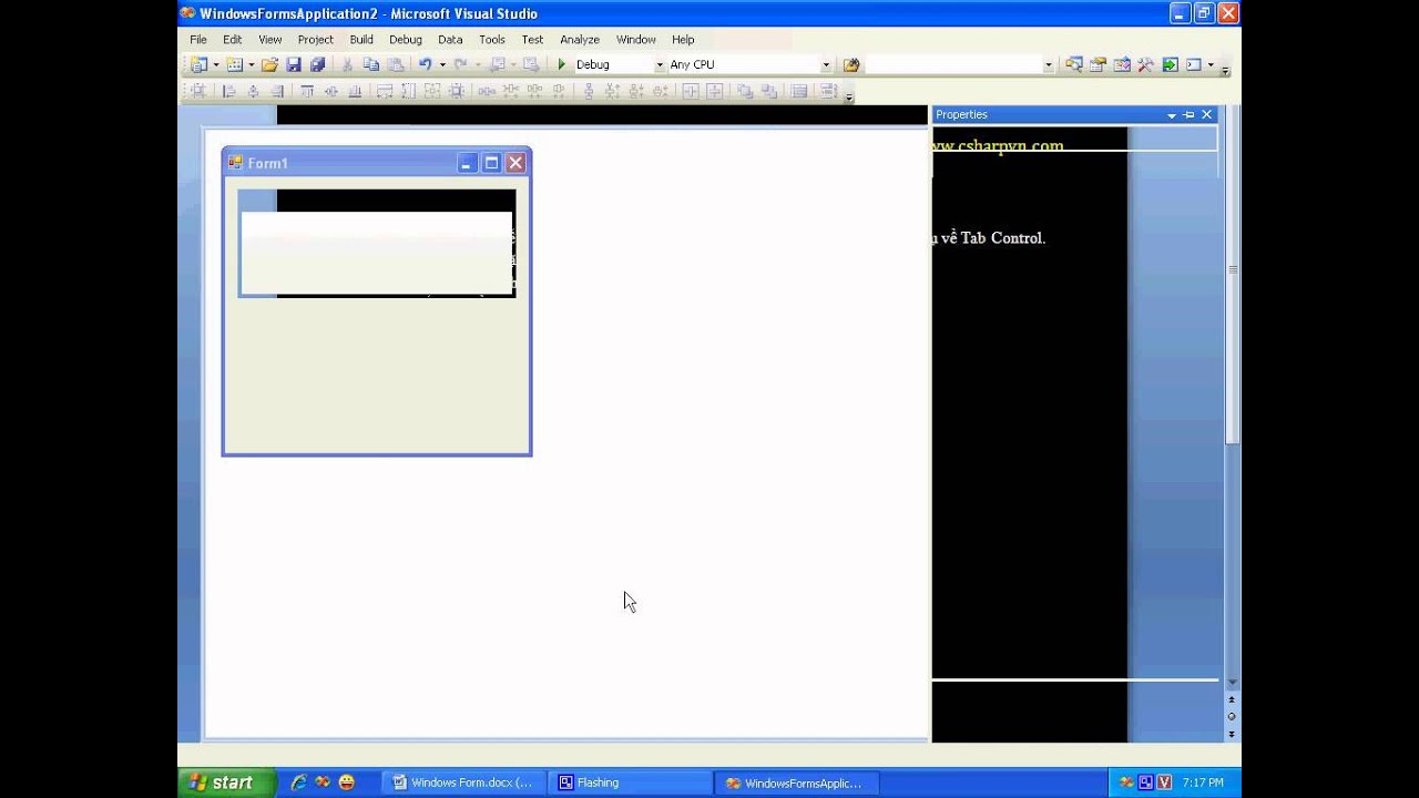 C# WindowsForm - Working with Tab Control - YouTube