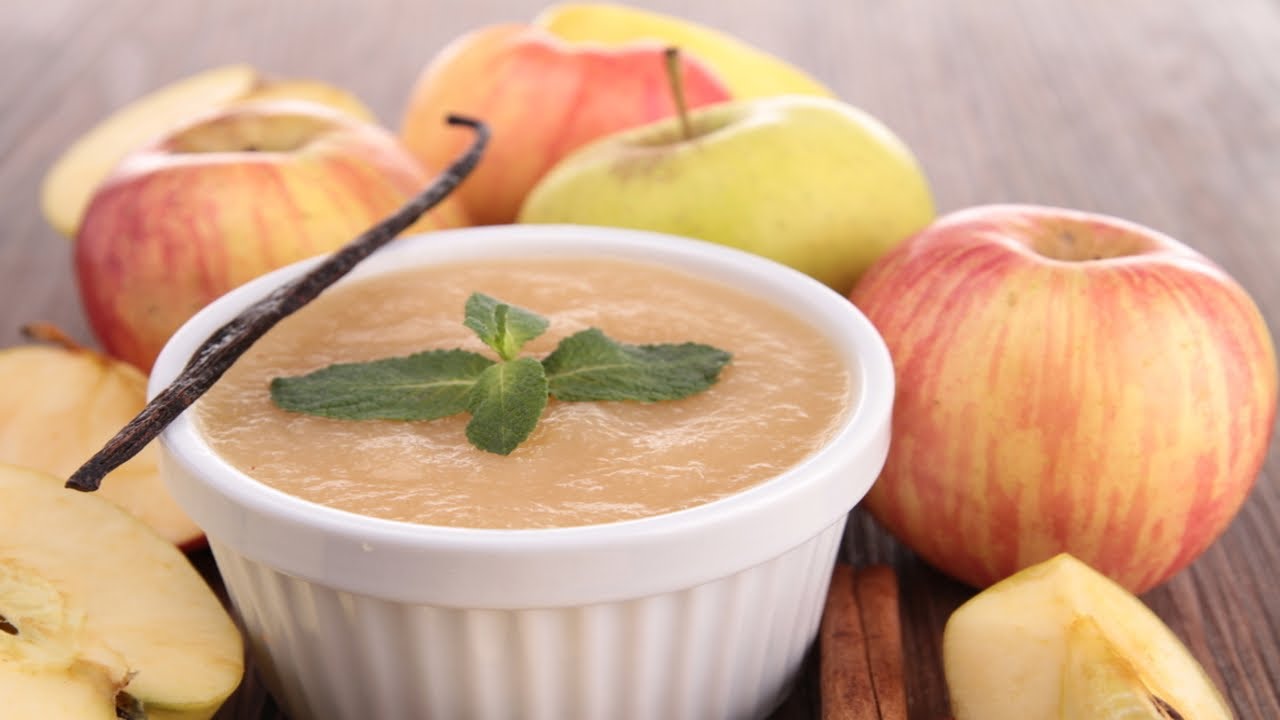 Recette : Compote de pomme sans sucre ajouté - YouTube