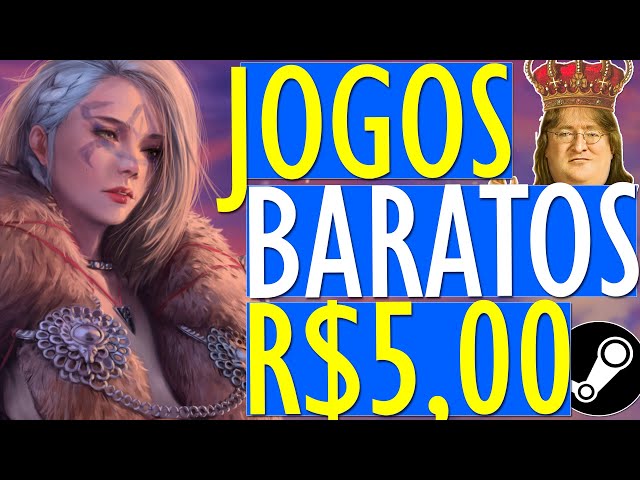 STEAM SUMMER SALE 2022 - 83 EXCELENTES JOGOS BARATOS por MENOS de 5 REAIS  AGORA no PC!! CARTA GRÁTIS 