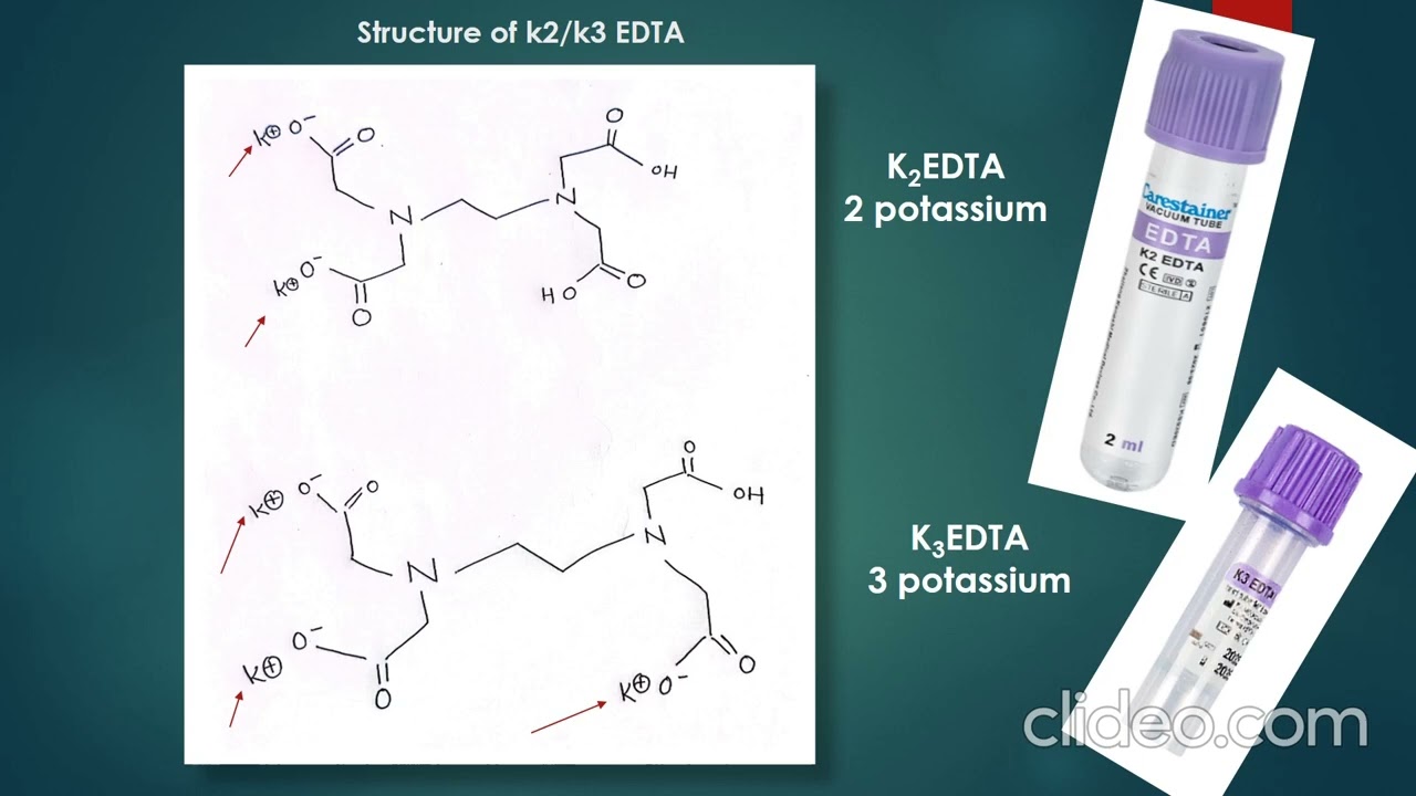 EDTA/K2EDTA/K3EDTA/STRUCTURE/DIFFERENCE