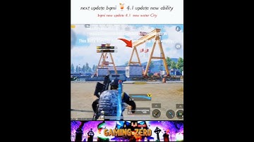 ⛩️next update bgmi ||🏗 4.1 update ability || 4.1 new water City #bgmi #pubgm #shorts #new