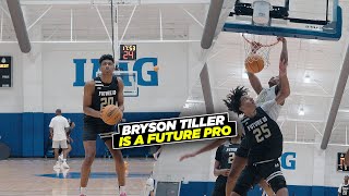 Best Player On The Under Armour Circuit!?  Bryson Tiller Future 60 Highlights!