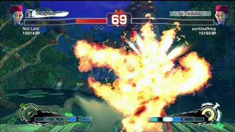 SSF4 AE: Not Latif (C. Viper) VS porkloafking (C. Viper)
