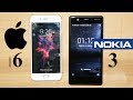 Nokia 3 Vs iPhone 6 Speed Test