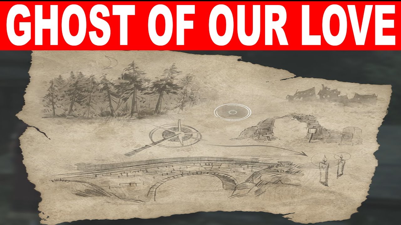 Hogwarts Legacy GHOST OF OUR LOVE Use the Map with Floating Candles