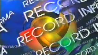 RARIDADE Vinheta Record Informa Rede Record 1999 - 2000