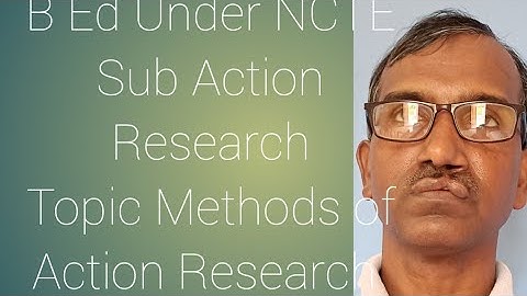 Methods Action Research.  BEd