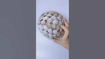 صنع ضوء من صدف البحر جمييييييل للممتعين 