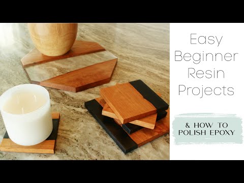 Easy Beginner Epoxy Projects and How to Polish Resin