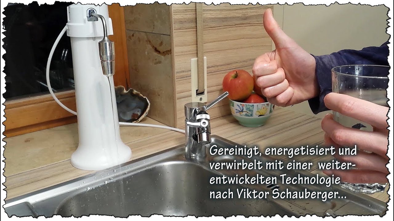 Schauberger Geheimnis - Leitungswasser zu Quellwasser mit Verwirbelung & Filterung