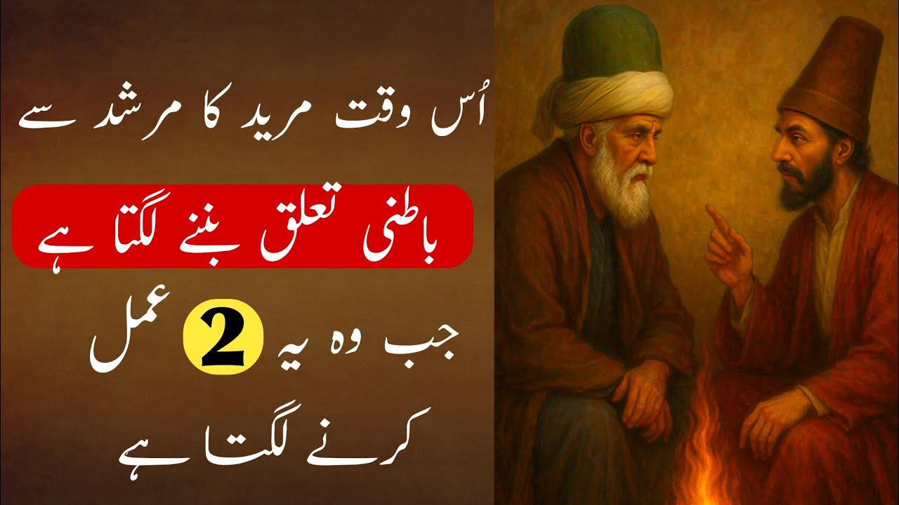 Us Waqt Mureed ka Murshid se Batini Taluq Ban Jata Hai Jb Wo ye 2 Amal | Ali Akbar Qadri