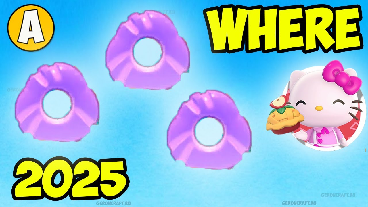 How to find PURPLE POWER CRYSTALS in Hello Kitty Island Adventure (EASY, 2025)