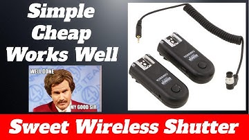 Sweet Wireless Shutter Release & Flash - Yongnuo RF-603 - Great Buy!