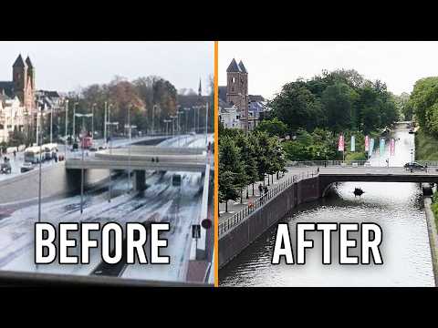 Motorway Replaced by Canal | Netherlands Cycling Tour, Day 5