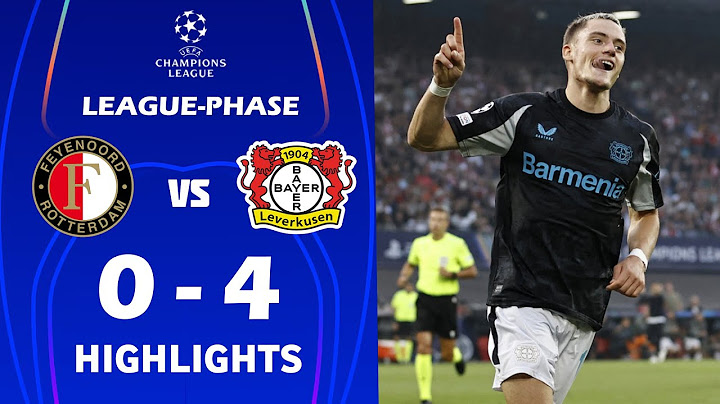 フェイエノールト vs. バイエル 04 レバークーゼン 0-4 ハイライト | UEFA チャンピオンズ リーグ 2024/25