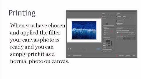 How To Create A Canvas Painting Using Adobe Elements