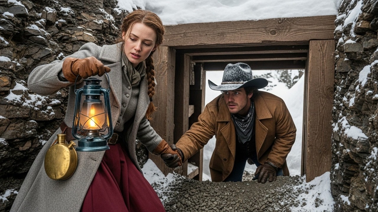 She Was Trapped In A Mine When The Snow Blocked The Exit, The Cowboy Dug Through To Reach Her