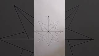 3d star drawing #viral #feedshorts #shortvideo
