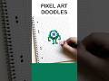 Mini Pixel Art Ideas Doodles  #pixelart #drawing #art #doodles #doodle #love #yolo #monster