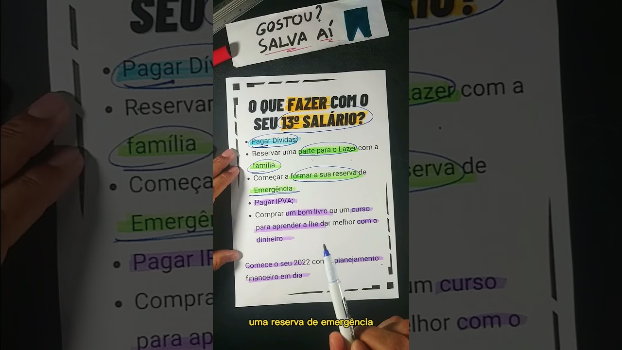 O que fazer com o 13° Salário? Dica para administrar o seu 13° com educação financeira