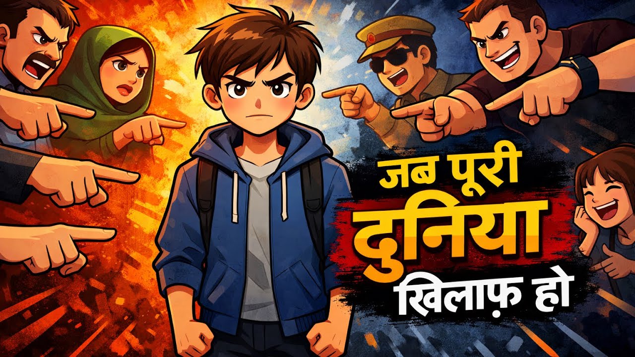 जब पूरी दुनिया ख़िलाफ़ हो। मुश्किल से लड़ता हुआ एक बच्चा 