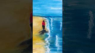 Chữa lành ở đây nè. Tranh tay acrylic thêm chút motion. #nftart #acrylic