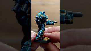 #battletech Phoenix Hawk miniature painted by Tommy Law