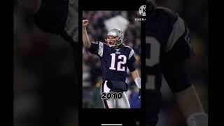 Evolution of Tom Brady ￼ I OWN NOTHING