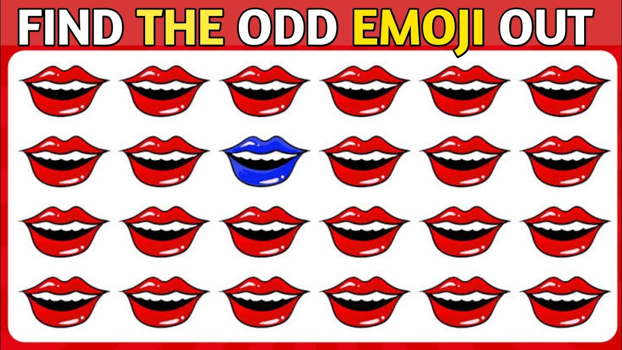 FIND THE ODD ONE OUT 315 HOW GOOD YOUR EYESEMOJI CHALLENGE 2023👌
