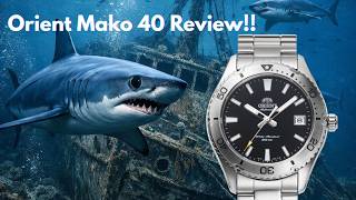 Orient Mako 40 Orient RA-AC0Q02L30B watch review!!
