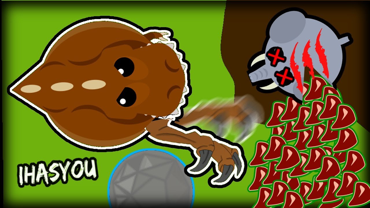 Mope.io NEW T-REX UPCOMING ANIMAL UPDATE!! // DINOSAUR FIGHTS & BEST MOMENTS!!  (Mope.io Gameplay)