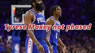 Tyrese Maxey not phased by James Harden's trade demand