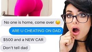 PARENTS CAUGHT CHEATING OVER TEXTS