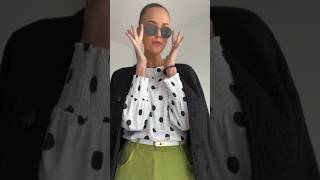 Parisian Vibes Featuring A Leather Jacket And Relaxed Printed Pants